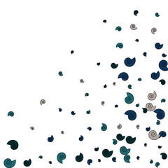 Vector Confetti Background Pattern. Element of design. Color spirals on a white background