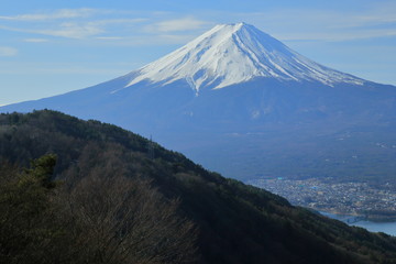御坂峠からの富士山