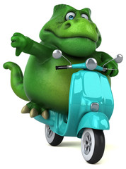 Fun Trex - 3D Illustration