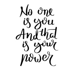 Hand written calligraphy quote motivation for life and happiness. For postcard, poster, prints, cards graphic design.