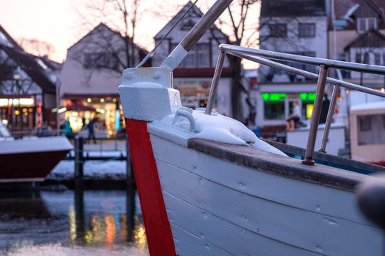 Kutter am Alten Strom in Warnem&uuml;nde, Rostock