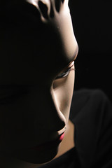 close up on A woman's doll - mannequin