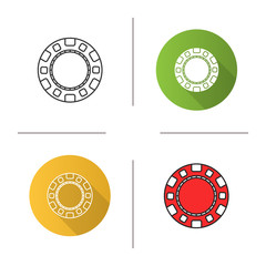 Casino chip icon