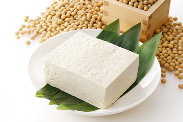 木綿豆腐　Regular tofu - obrazy, fototapety, plakaty