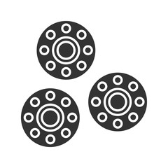 Bobbins glyph icon