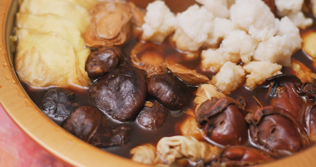 Hong Kong cuisine Poon Choi for lunar new year