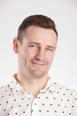 Fototapeta premium 3380106 Portrait of proud young man