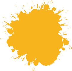 Yellow splash discount label