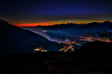 Riva del Garda e Torbole di notte