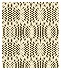 seamless geometric pattern, hexagons filled with dots