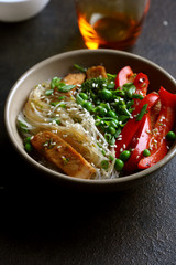 stir fry noodles with pork