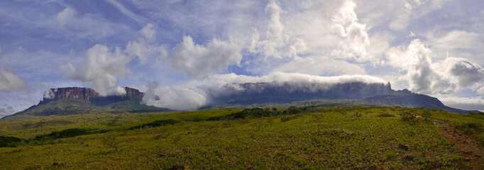 Clouds over  Mount Roraima