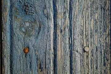 The texture of old wood. Weathered piece of wood. Background of old wood.