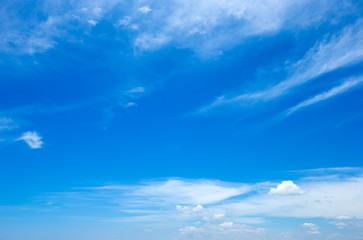 blue sky with copy space