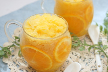 オレンジシャーベット