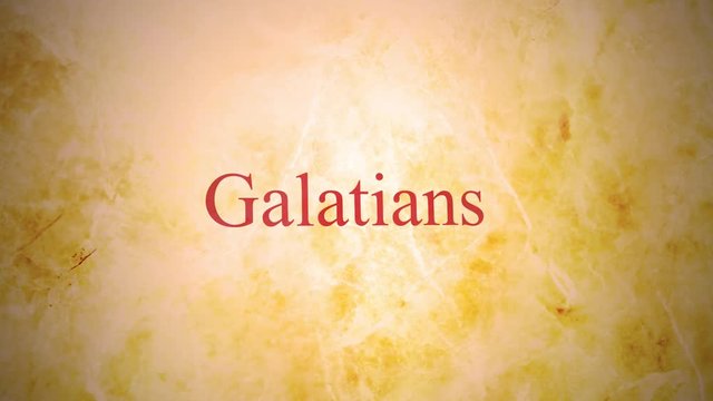 Books of the new testament in the bible series - Galatians