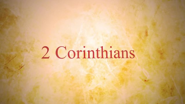 Books of the new testament in the bible series - 2 Corinthians