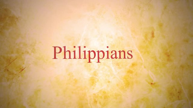 Books of the new testament in the bible series - Philippians
