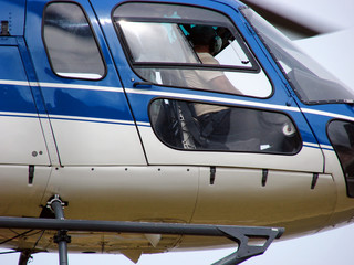 View of helicopter