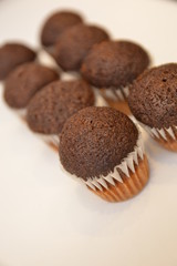 muffin al cioccolato fondente
