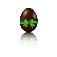 Jajko wielkanocne z kokardą