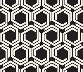 Vector seamless pattern. Modern stylish abstract texture. Repeating geometric tiles
