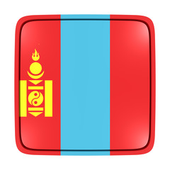 Naklejka premium Mongolia flag icon