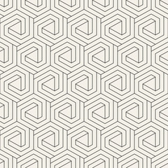 Vector seamless lattice pattern. Modern stylish texture with monochrome trellis. Repeating geometric grid. Simple design background.
