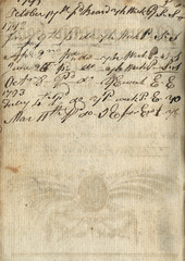 Old Vintage Handwritten Paper Texture Background