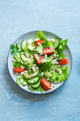 Avocado and tomatoes salad