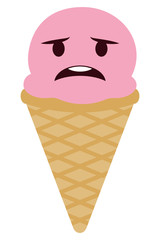 Eiscreme Emoji besorgt