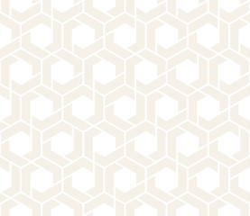 Vector seamless subtle pattern. Modern stylish abstract texture. Repeating geometric tiles