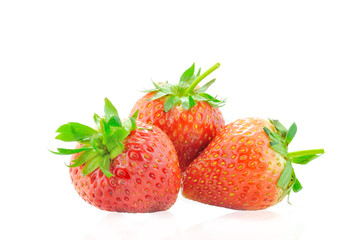 Strawberry isolated on white background