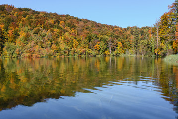 Plitvice Lakes National Park in Autumn, Croatia