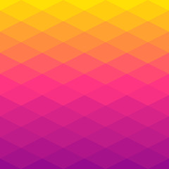 Abstract poligonal background of rhombus. Geometry illustration with gradient colors.