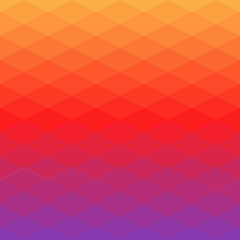 Abstract poligonal background of rhombus. Geometry illustration with gradient colors.