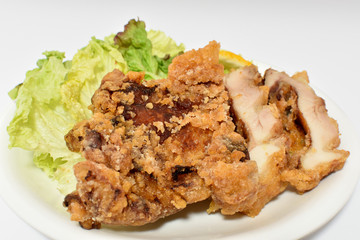 鶏のから揚げ　松本名物山賊焼