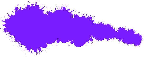 Purple Colorful splash line