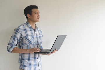 programmer admin working test network internet with white background