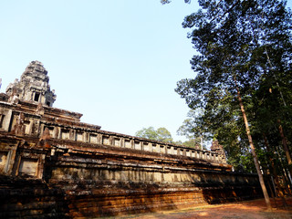 Obraz premium Ancient ruins of khmer temples