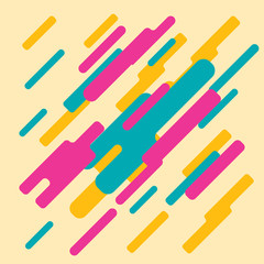 Multicolored strokes, tile design