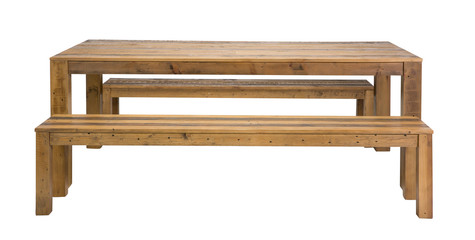 Timber Table Setting