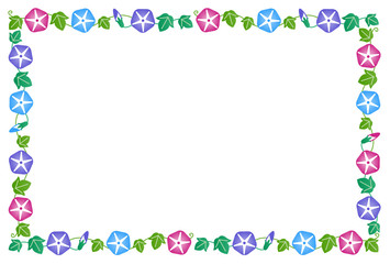 朝顔のフレーム