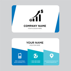 gdp business card design template, Visiting for your company, Modern Creative and Clean identity Card Vector Illustration