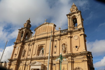 Church in Il-Rabat in Malta 