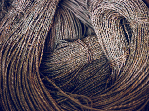 Pile of rope skeins