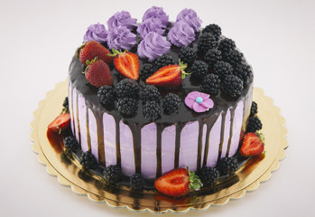 cake blackberries