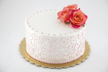 Obraz na płótnie Canvas cake rose