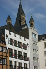 Köln, Frankenwerft, Haus Delft, Altstadt,
