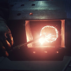 steel cutting with oxygen